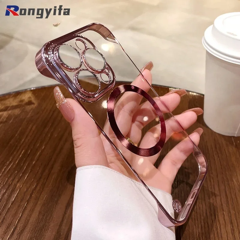 حافظة لهاتف سامسونج جالاكسي S24 S23 Plus S24 + S23 + Ultra S23 FE Note 20 Ultra 10 + 9 حافظة هاتف بسيطة بدون إطار غطاء خلفي شفاف