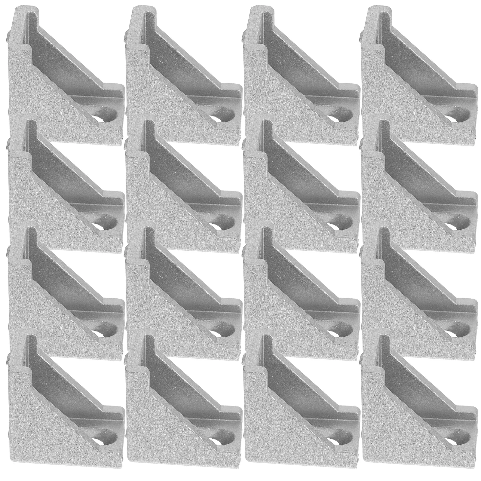 

2Sets Aluminum Corner Bracket Strong Alloy Connectors for Industrial Profiles Robust Frame Joining Accessories