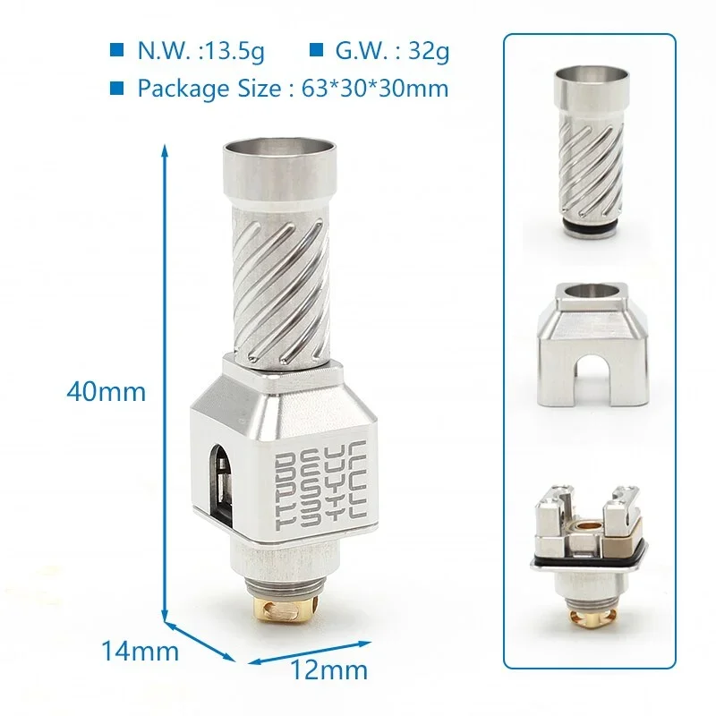 PSYC RBA BY PSYCLONE X SUSCO RBA Bridge VapeSnail Concept BB SVA KBRS Mod Boro Tank MTL RDL replacement coil - gallery image 3