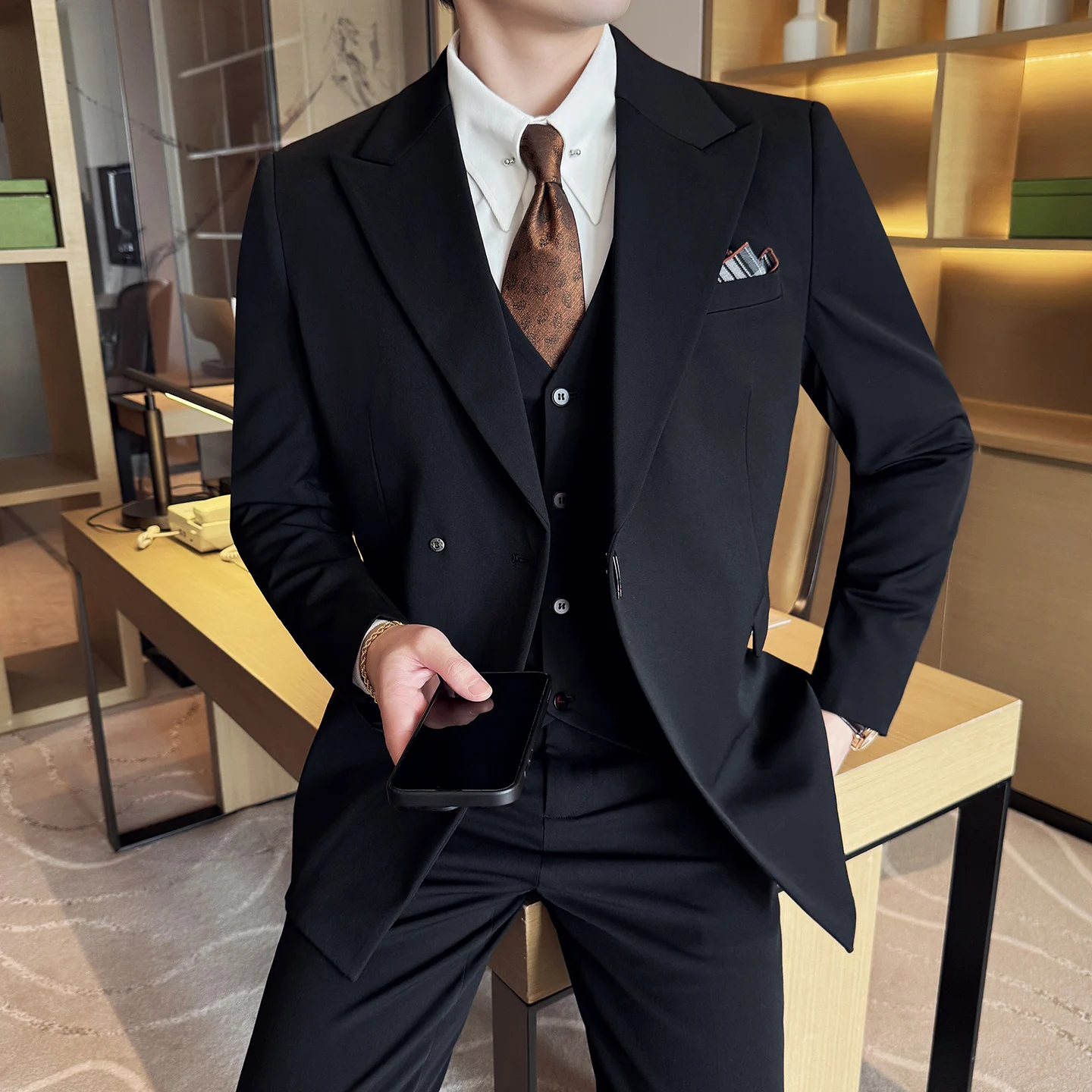 Trend 3 Piece Suit Set Wedding - огляд і ціна Men'S Grooming Trends