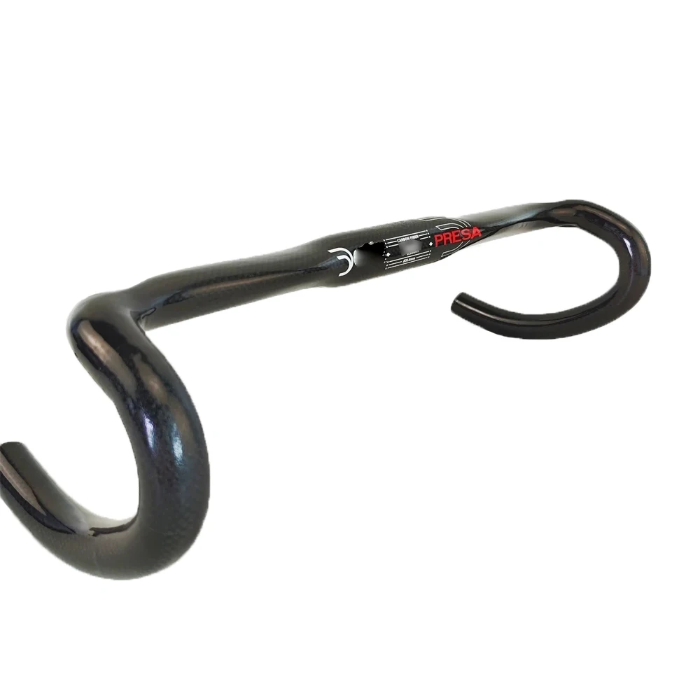 Carbon Fiber Road Bike Handlebar T800 Drop Road Bar 380-440mm 3K Gloss Bicycle Accessories