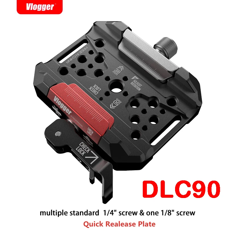 

Quick Release Plate Vlogger DLC90 for Platform Mount Base Camcorder Tripod Monopod Ball Head Clamp Adapter Accessories