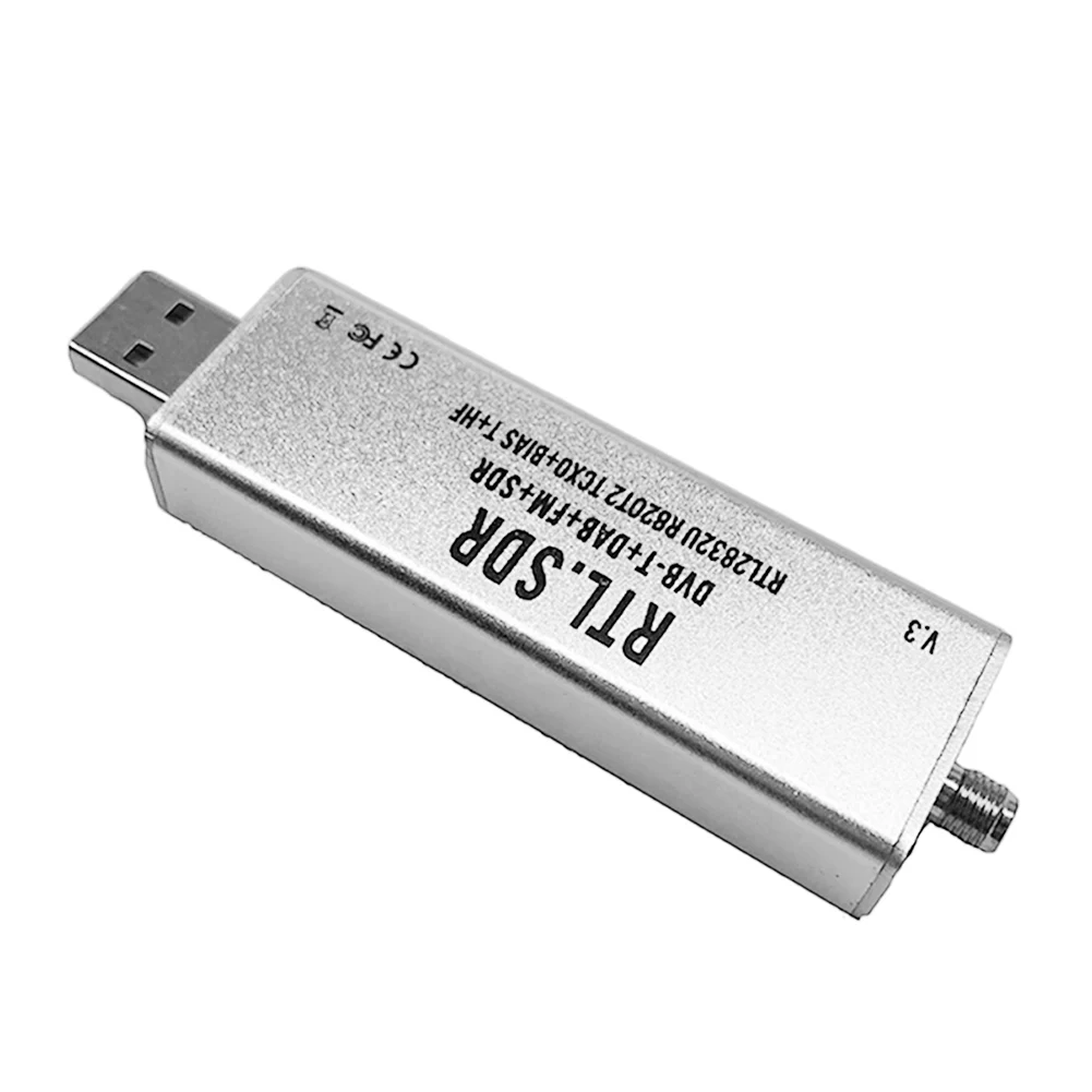 استقبال RTLSDR TCXO تعويض درجة الحرارة كامل النطاقات استقبال البرمجيات ADSB 24MHz-1766MHz R820T2 RTL2832U رقاقة