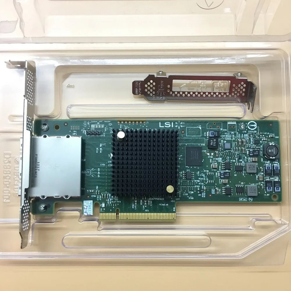 LSI SAS9207-8e 8-Port PCIe IT-Modus 9207-8e SAS 6 Gbit/s externe HBA-RAID-Karte-
