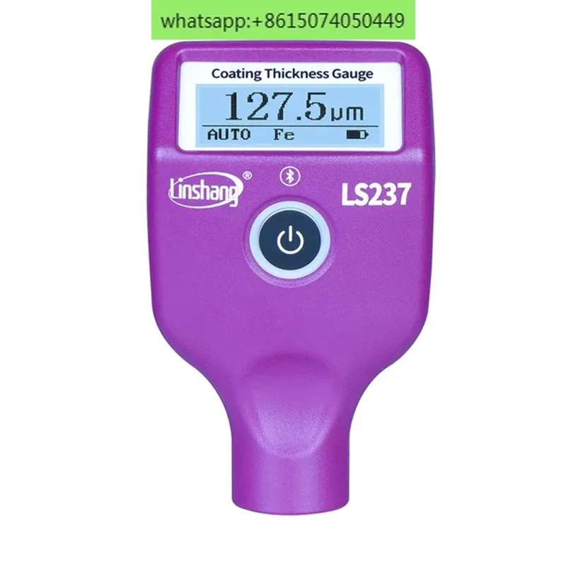 

LS237 Type-C Charge Car Paint Thickness Gauge for Checking Auto Coating Identify Ferrous Putty Three Color and Rotatable Screen