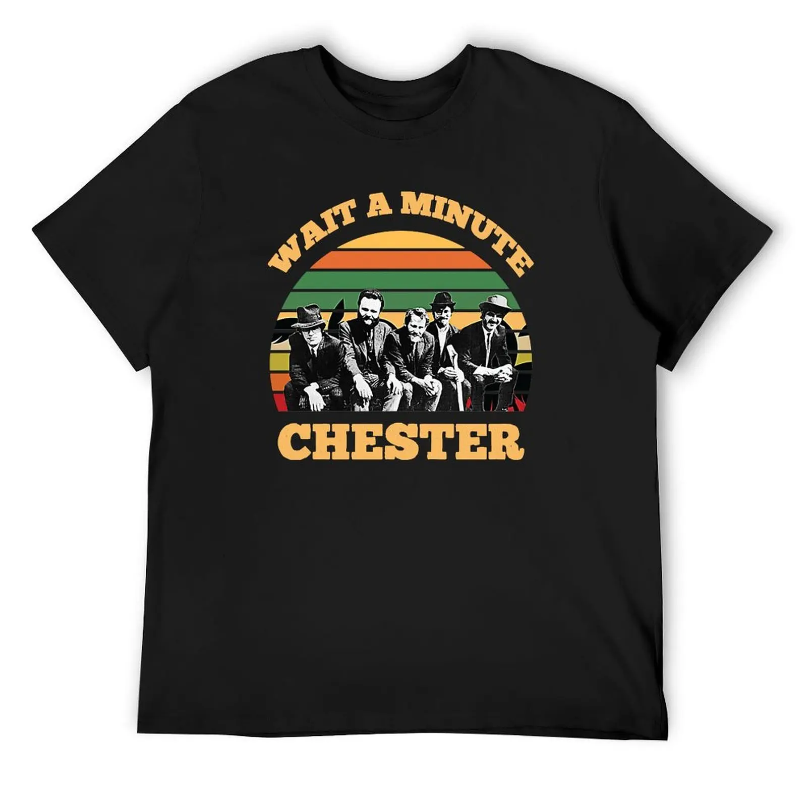 Wait A Minute Ches.ter T-Shirt plus size clothes custom shirt clothing for men