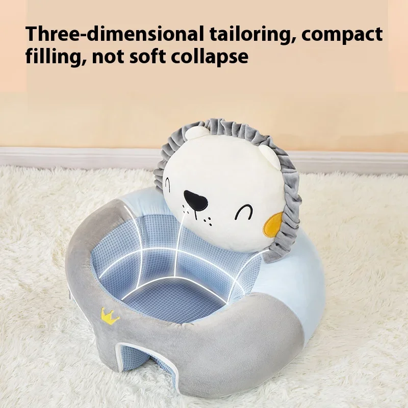 Baby Learning Seat Baby Sofa Cartoon Multifunctional Newborn Small Sofa Learning Seat Tool Anti Fall Cute Baby Learning Seat