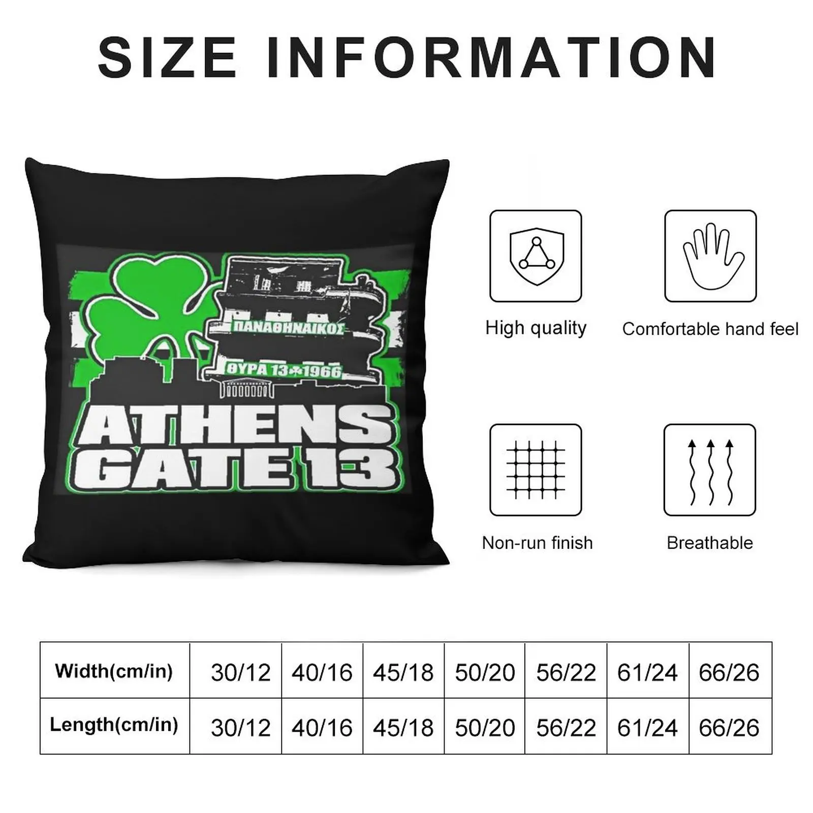 ATHENS GATE 13 Throw Pillow Cusions Cover ornamental pillows Christmas Pillows Elastic Cover For Sofa pillow