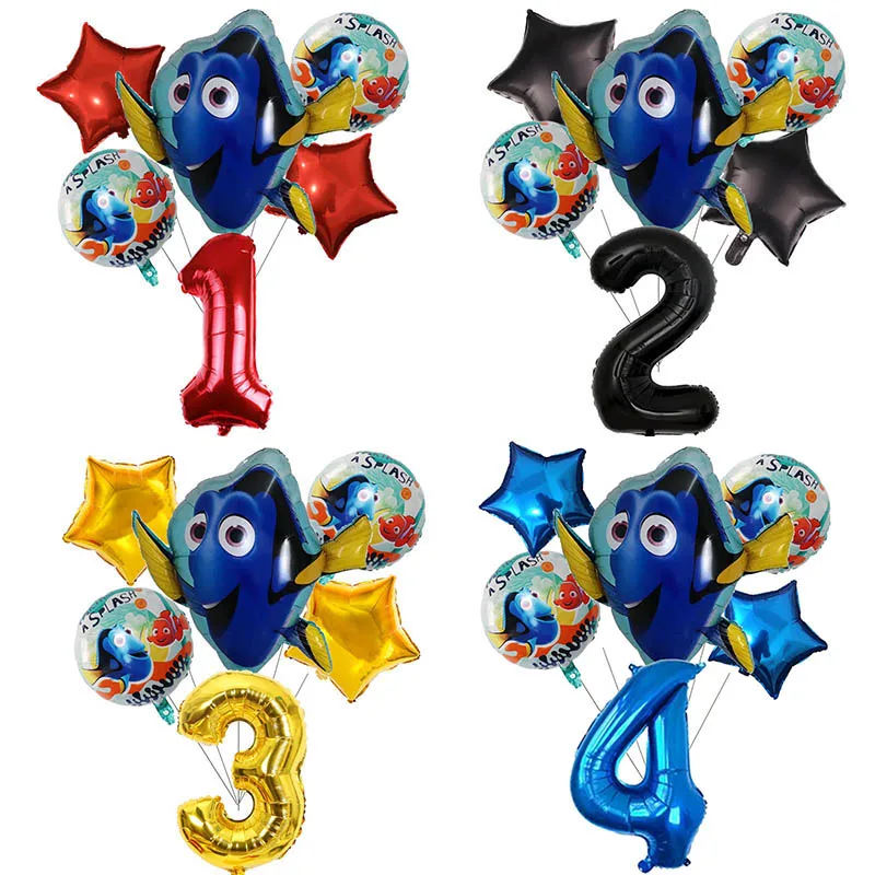 Finding Nemo Balloon Birthday Party Decoration Clownfish Ballon Wed Decor Room Home Garden  Boy Gift Baby Shower Gendrr Reveal