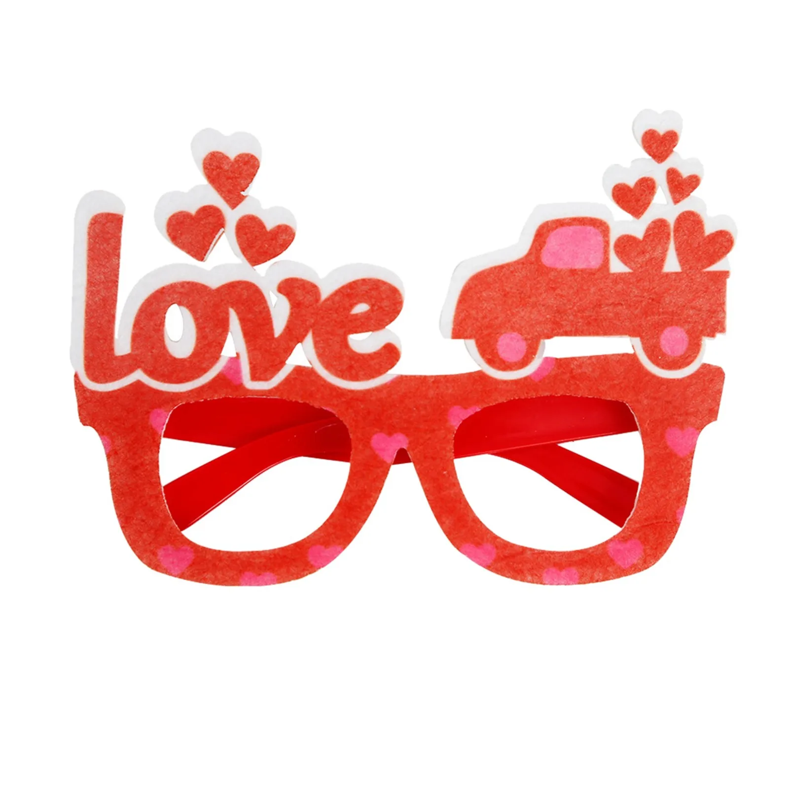 1Pc Party Glasses Valentine's Day Love Sunglasses Wedding Photo Booth Props Decorations Carnival Party Valentines Supplies