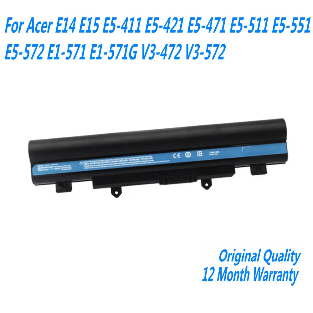 

New AL14A32 Laptop Battery For Acer E14 E15 E5-411 E5-421 E5-471 E5-511 E5-551 E5-572 E1-571 E1-571G V3-472 V3-572