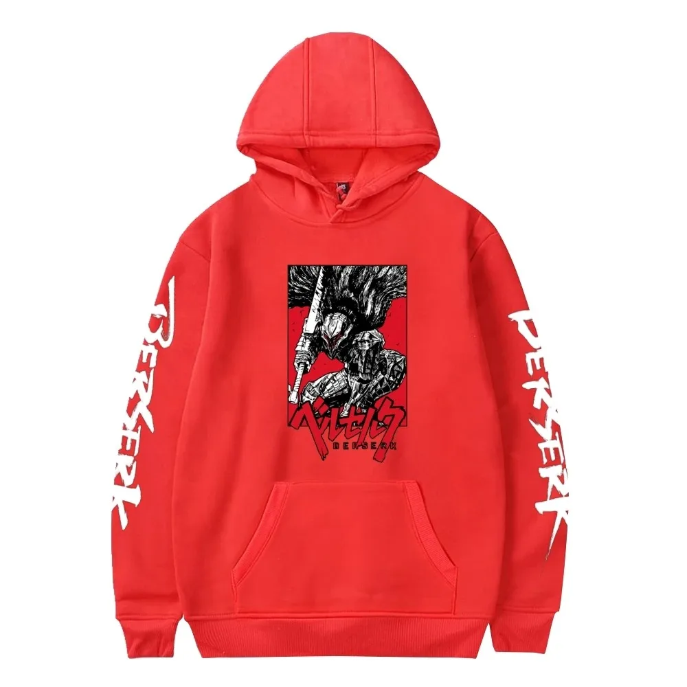 Sudadera con capucha de Anime Berserk, jersey de Mulheres Homens, Manga larga, Moda, 2024