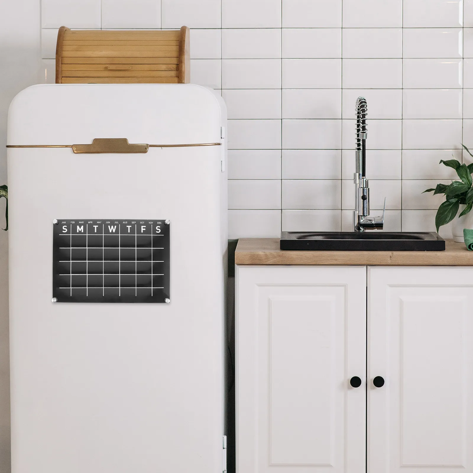 Multifunctional Acrylic Note Board Reusable Handwritten Message Board for Office School Home Decor Weekly Schedule Planner