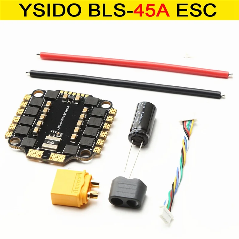 SQPP-BLS-45A 4In1 ESC 2-6S FPV ESC 30X30mm RC FPV 드론용 Dshot300-600/멀티샷/Oneshot/PMW 지원