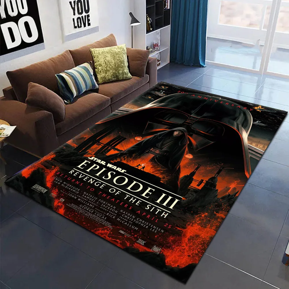 20th Anniversary 2025 S-Star W-Wars Revenge of Sith Scifi Film for Bedroom Living Room Sofa Home Anime Rug Non-slip Floor Mat