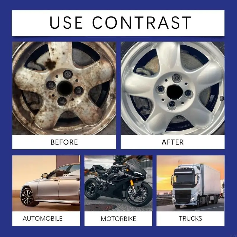 

100 мл средство для удаления железных загрязнений для автомобильной краски, безопасное решение, быстро растворяет металлические