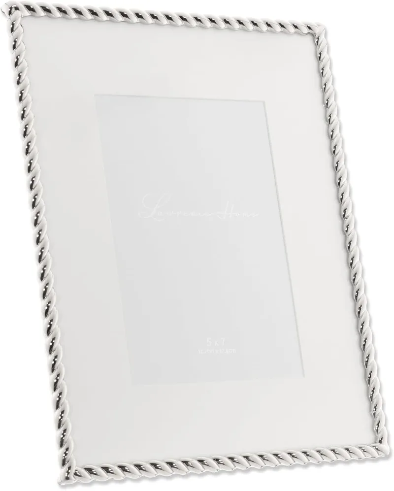 Corda in metallo argentato 8x10 opaca per cornice 5x7 (710080)