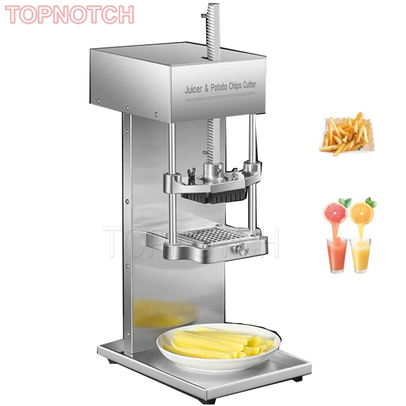 

Automatic Commercial French Fries Electric Juicer Potato Chips Cutter Machine