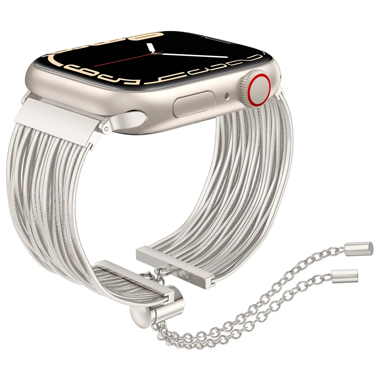 Strap Für Apple Uhr Band 49mm 45mm 41mm 44mm 40mm 42mm 38mm Frauen stahl Kette Armband IWatch Ultra SE Serie 8 7 6 5 4 3 2 1