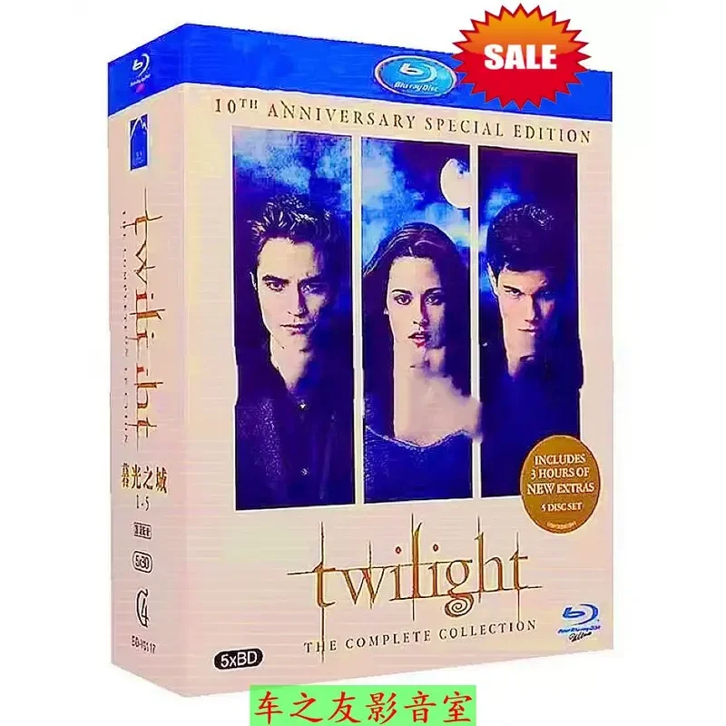 BD25 Blu-ray Disc City of Light 1-5 Twilight Pentagon High Definition 1080P Disc Box Collection