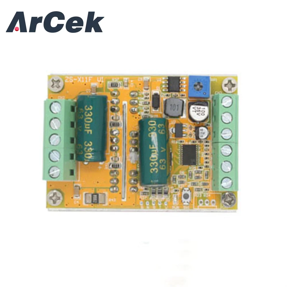 DC 6.5-50V 380W BLDC 3 Phase Brushless Motor Driver Hallless DC Motor Drive Board Speed Controller Module PWM Signal Input