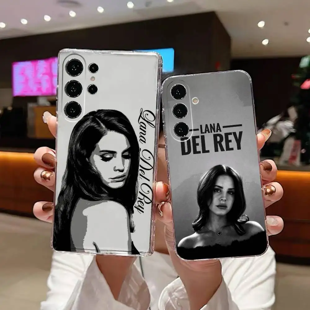 Lana Del Rey Singer  Phone Case For Samsung S25,S24,S21,S22,S23,S30,Ultra,S20,Plus,Fe Transparent Cover