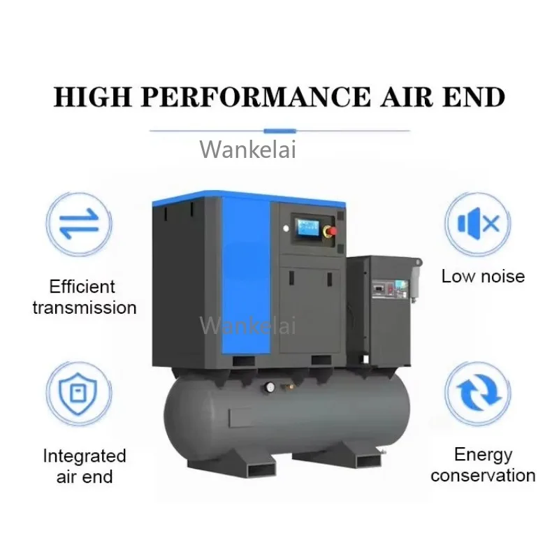11KW 15hp 16bar All-in-One Screw Air Compressor 4-in-1 Industrial Color Sorter Compressor by China Factory