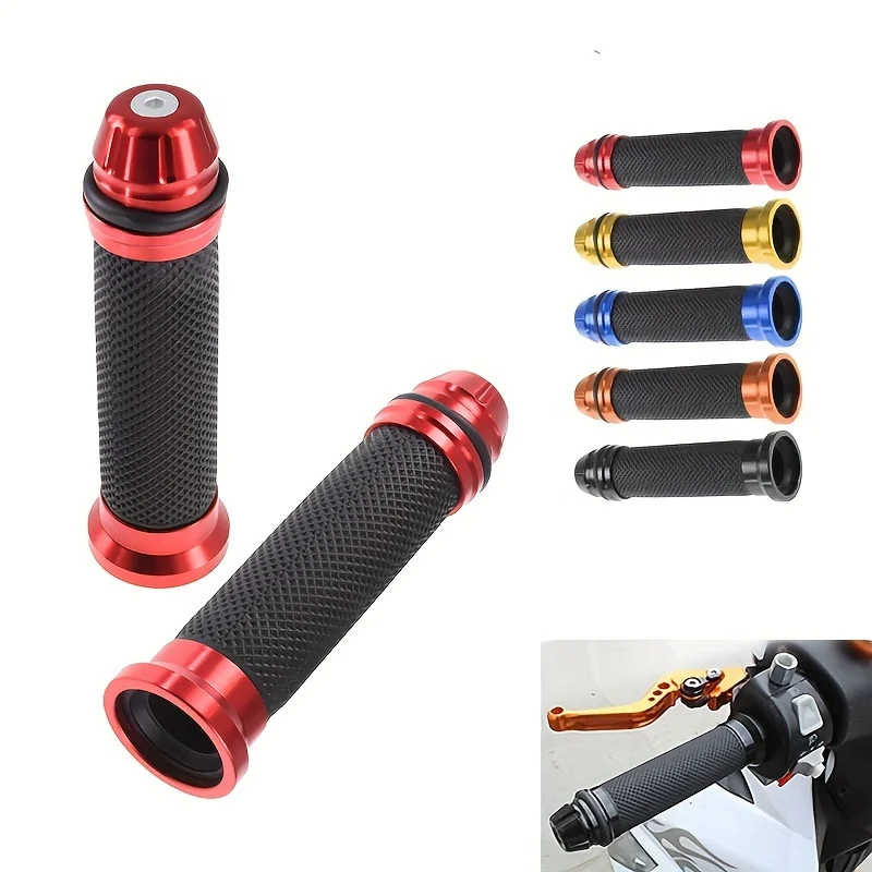 1 pair motorcycle grips brake handle handlebar bar grip scooter throttle for KTM Honda Kawasaki Yamaha BMW dirt bike motocross