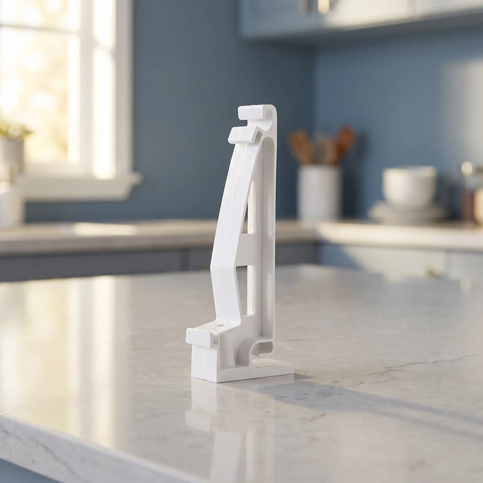 6Pcs PVC Gutter Support Brackets White Hidden Mounting Clip for Balcony Kitchen Rain Trough Repair Accessories