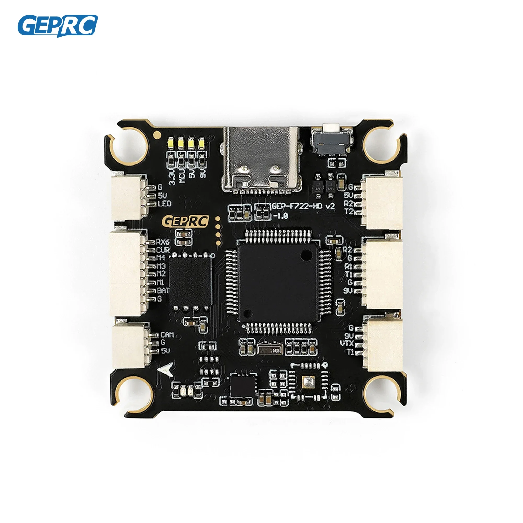 GEP-F722-HD V2 Flight Controller 3-6S LiPo 16M Black Box ICM42688-P System RC FPV Racing Drone Quadcopter Accessories