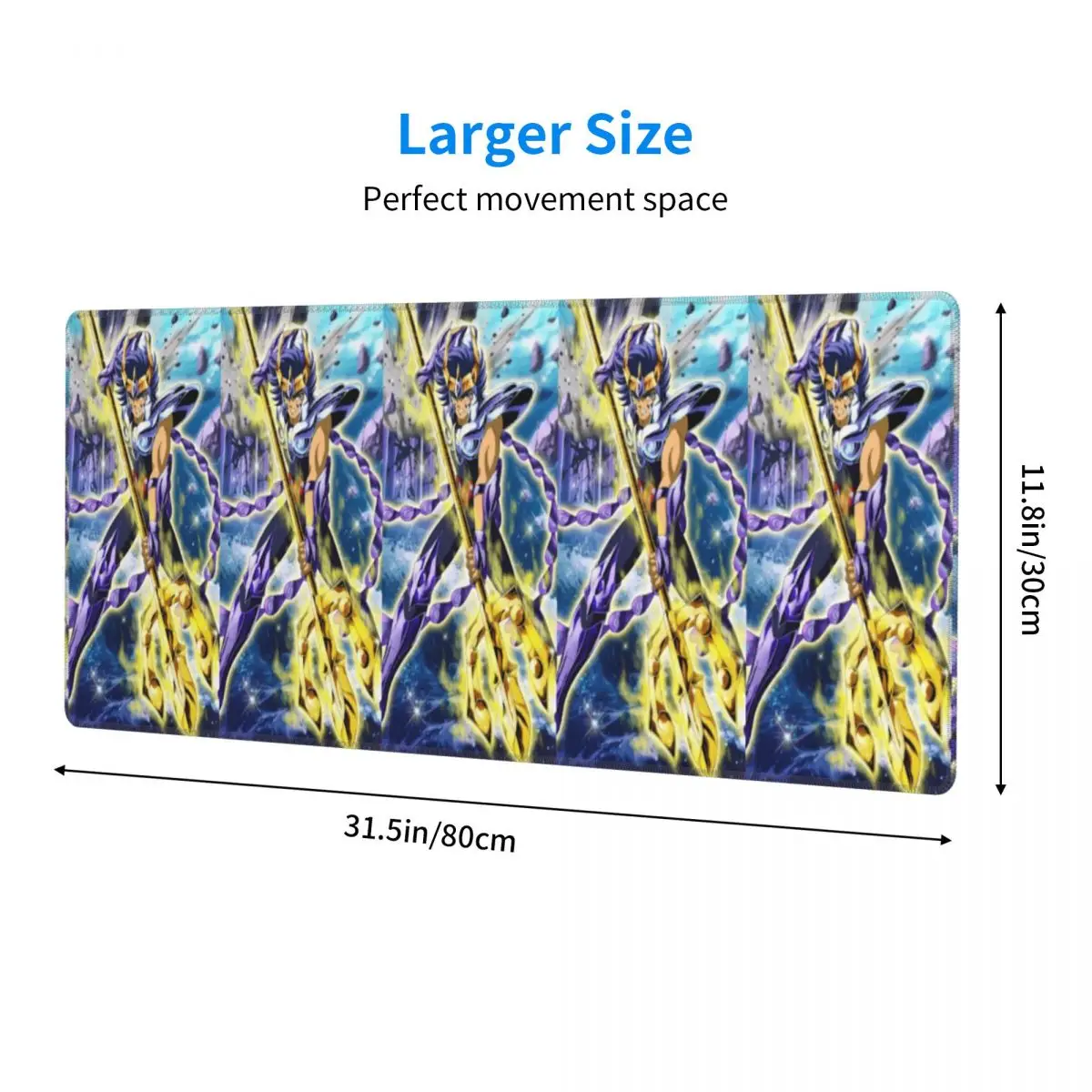 Large Mouse Pad Anime Knights Of The Zodiac Phoenix Ikki Gamer PC Laptop Mats Keyboard Carpet Computer Gaming Desk Mat