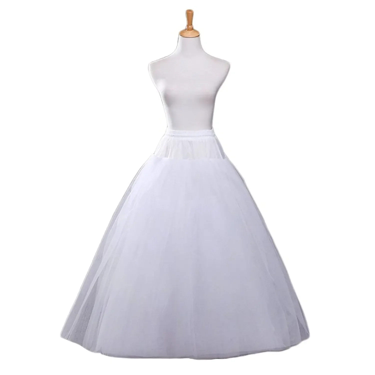 

A-line Hoopless Petticoat Crinoline Underskirt Slips for Wedding Dress