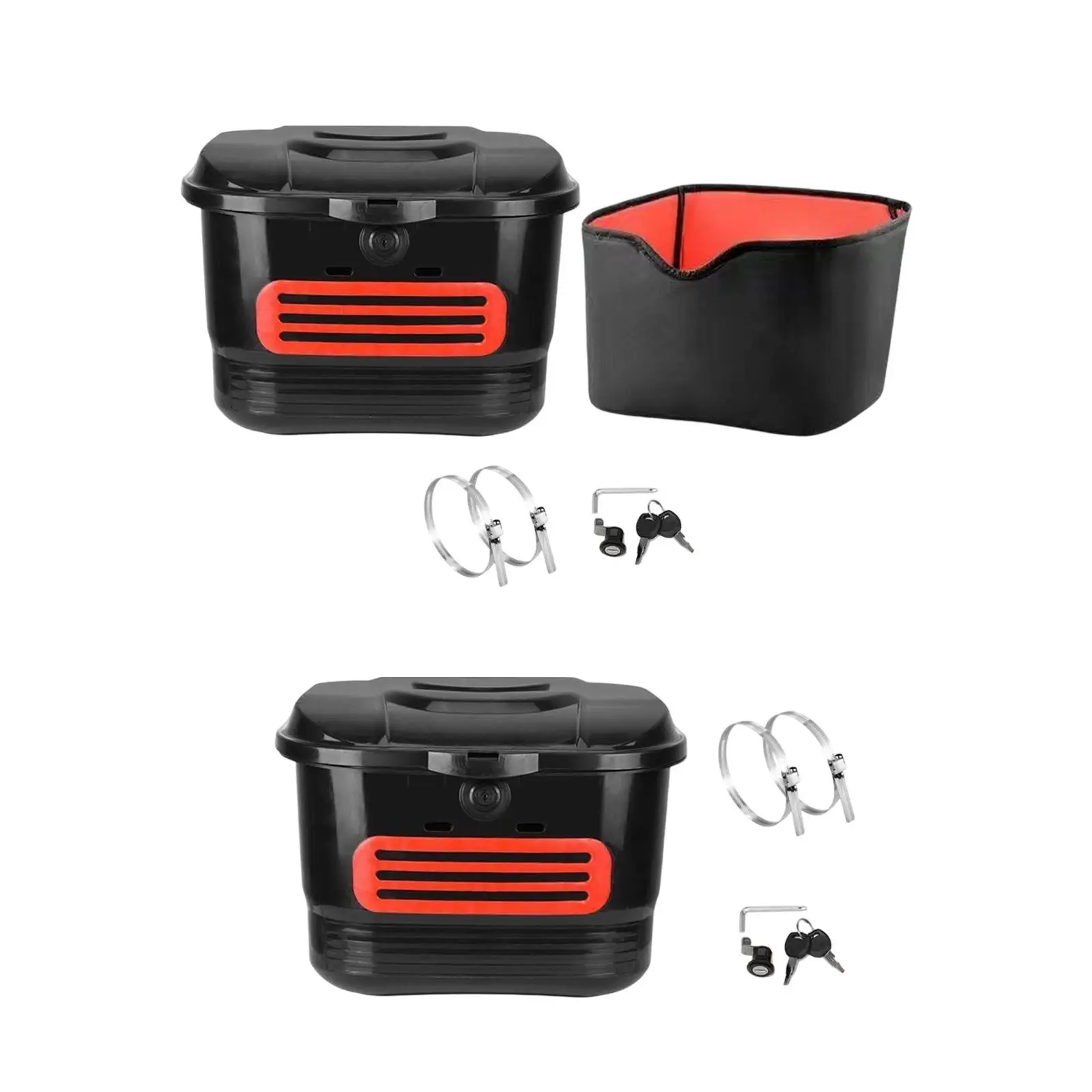 Bicycles Cargo Rack Ebikes Cycling Accessories with Lock and Key Bike Basket