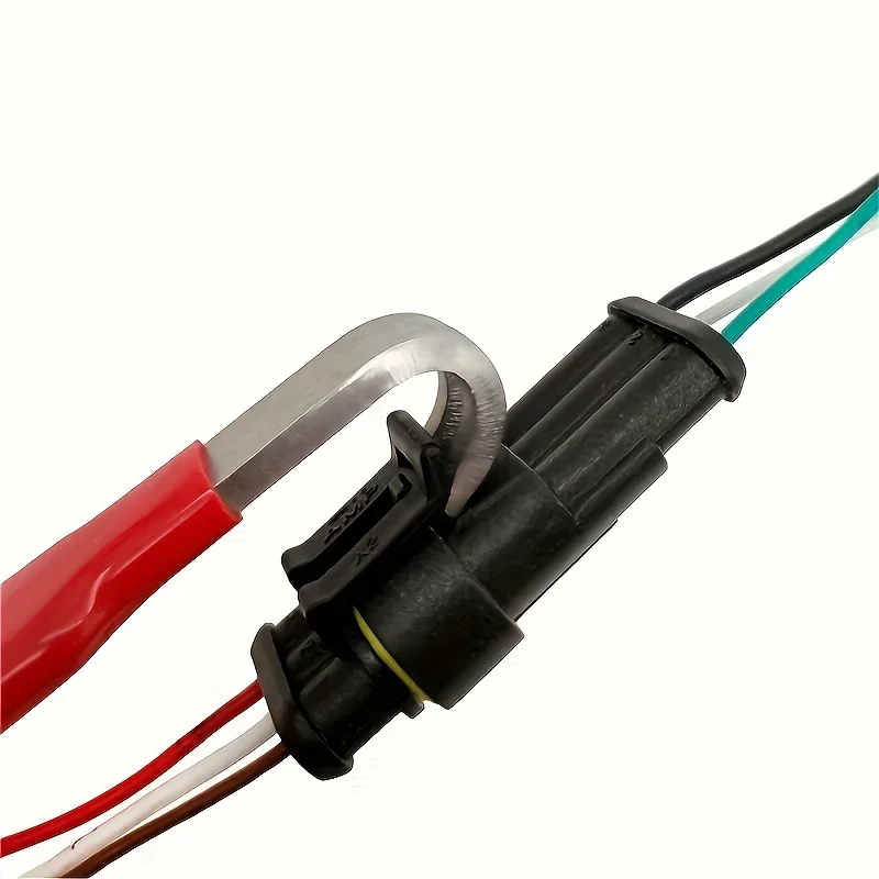 1/2Pcs car electrical terminal connector separator  Red Black Non-slip Universal Automotive Separation Tool Disassembly Tools image 6