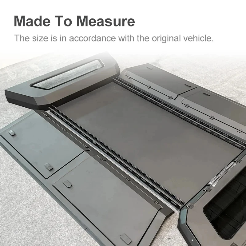 Hot Selling Car Accessories Special 5 Doors Aluminium Waterproof Hardtop Pickup Canopy 4WD Truck Bed Cover view 2
