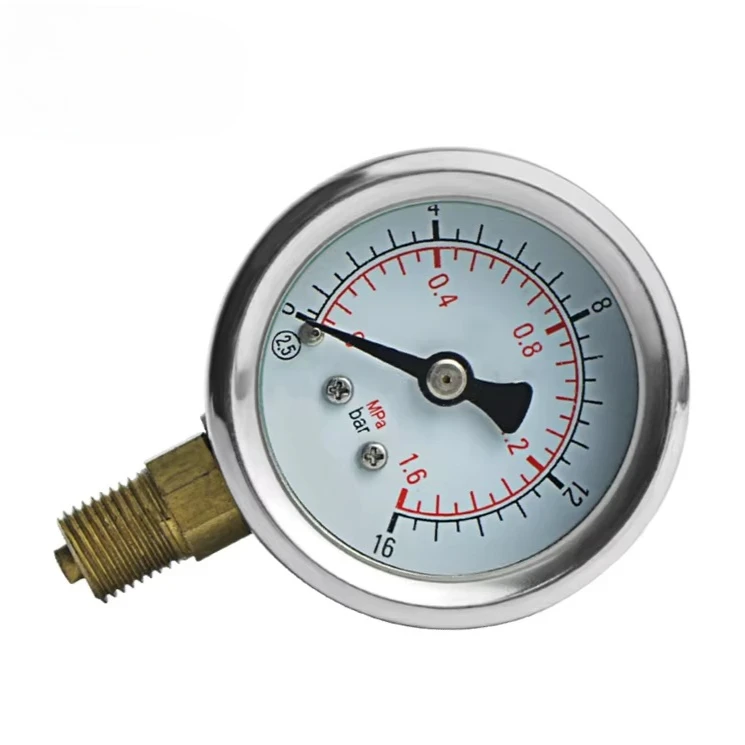 

A Hotsale Shakeproof Type SS Case Oil Filled Diaphragm Pressure Gauge with Radial Installation