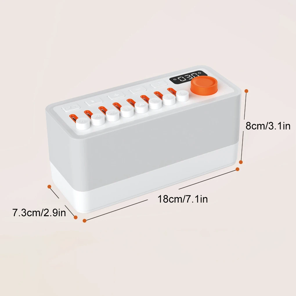 White Noise Sound Machine For Sleep With Professional Acoustic Portable Sound Machine Noise Machine