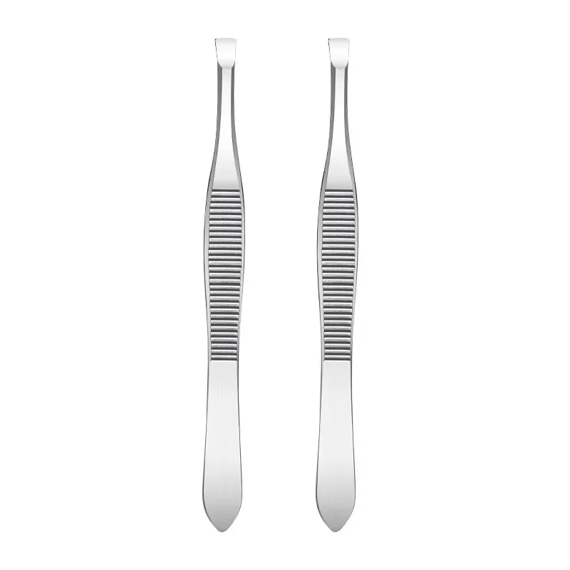 CMGF-Boxed Pinças Pequenas, Alicates De Remoção De Cabelo De Aço Inoxidável, Multi-Purpose Sobrancelha Curler, Encrespador De Cílios Falsos, Encrespador De Bigode