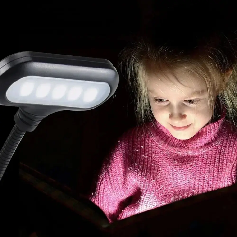 

Portable Mini LED Book Lamp with Clip High Brightness Reading Light 360-degree Folding Eye Protection Night Light Home