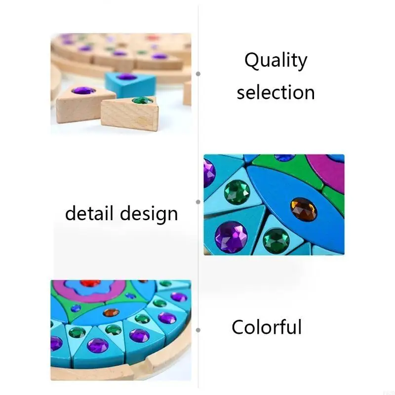 

F62D Interactive 3D-Puzzle Creative Training Toy Baby Early Educational Tea