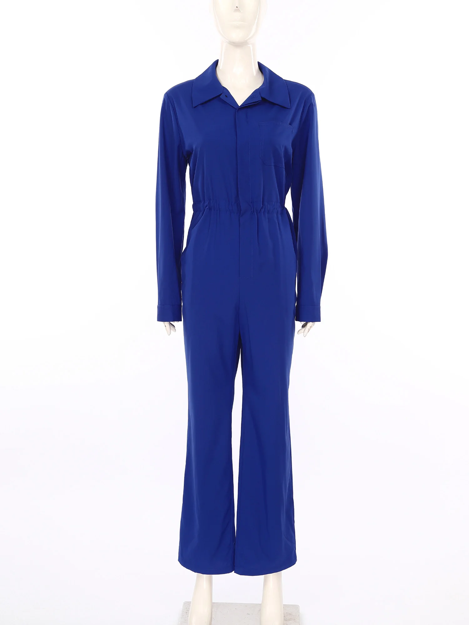 

Женский рабочий комбинезон с длинными рукавами и свободными брюками, пылезащитный, для мастерских, уборки, путешествий и отдыха