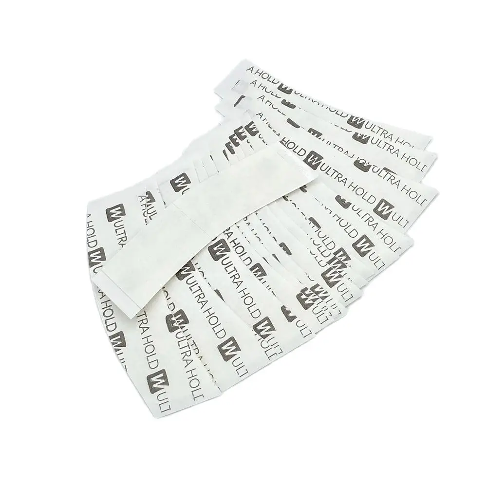 36 Stück 4 Formen 7,6 cm * 2,2 cm Weißes Ultra-Halt-Klebeband Lace Front Tape Arc Doppelseitiges Klebeband für Toupet Perücken Klebstoff – Detail 3