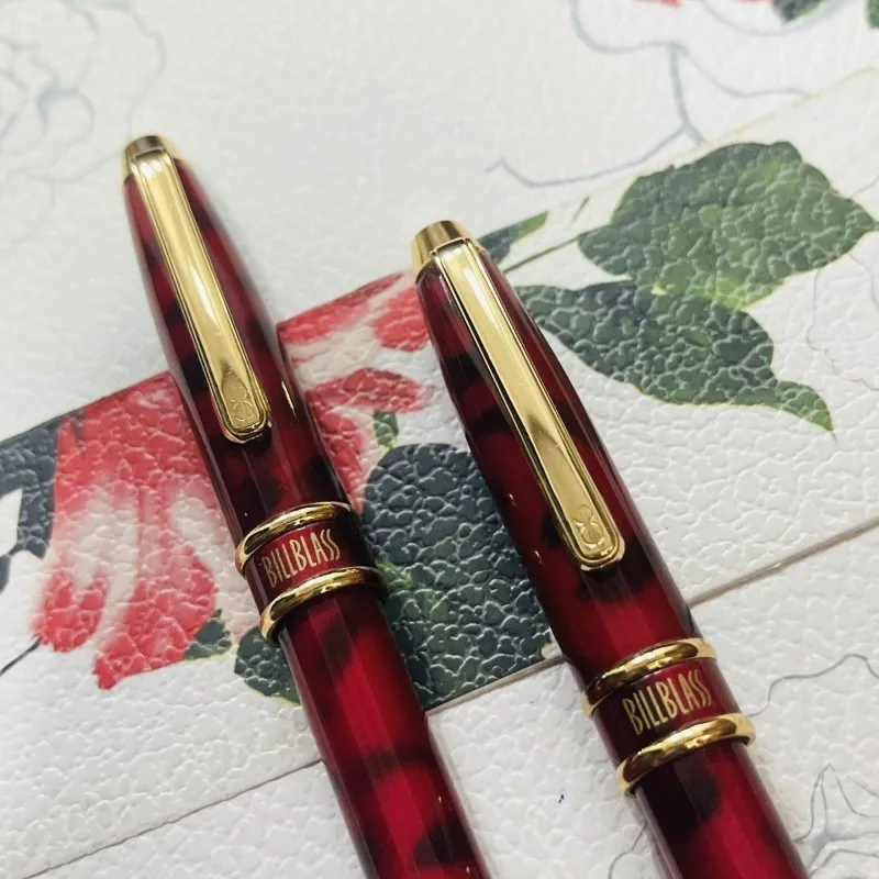 HUXIAOSHAN Brand Rotating Core Automatic Pencil Art Teacher Student Activity Pencil Red Acrylic Writing Mechanical Pencils