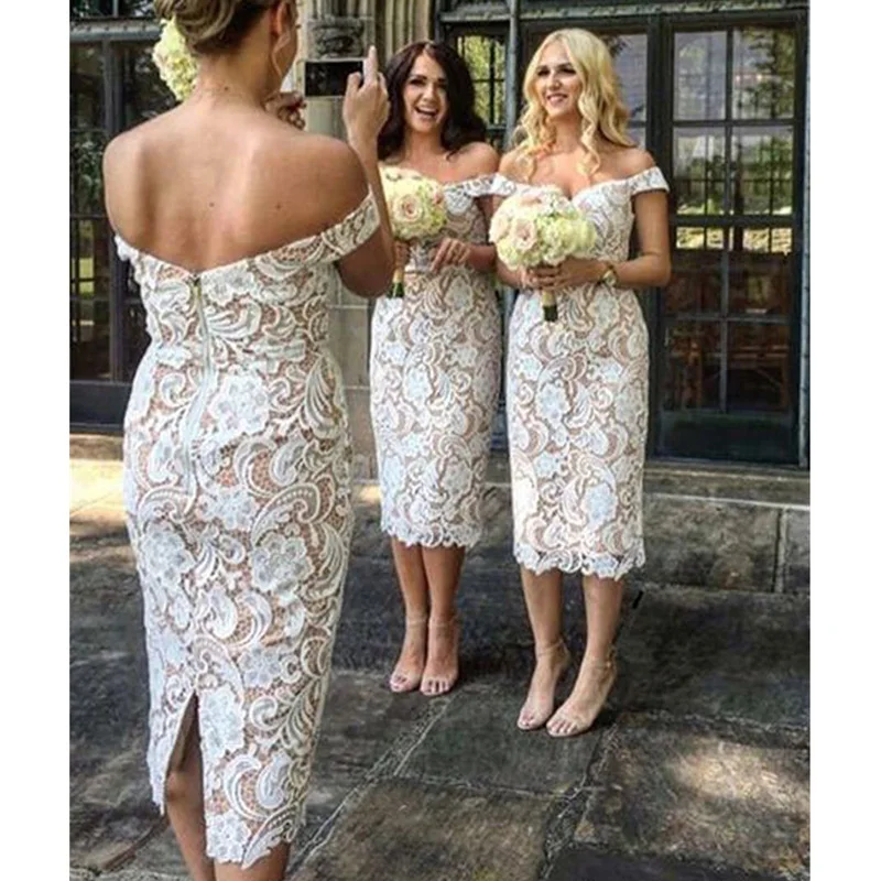 

Sheath Lace Satin Boat Neck Mother Of The Bride Dress Outfits Evening Formal Prom Short Sleeve Knee Length Zipper Plus Size