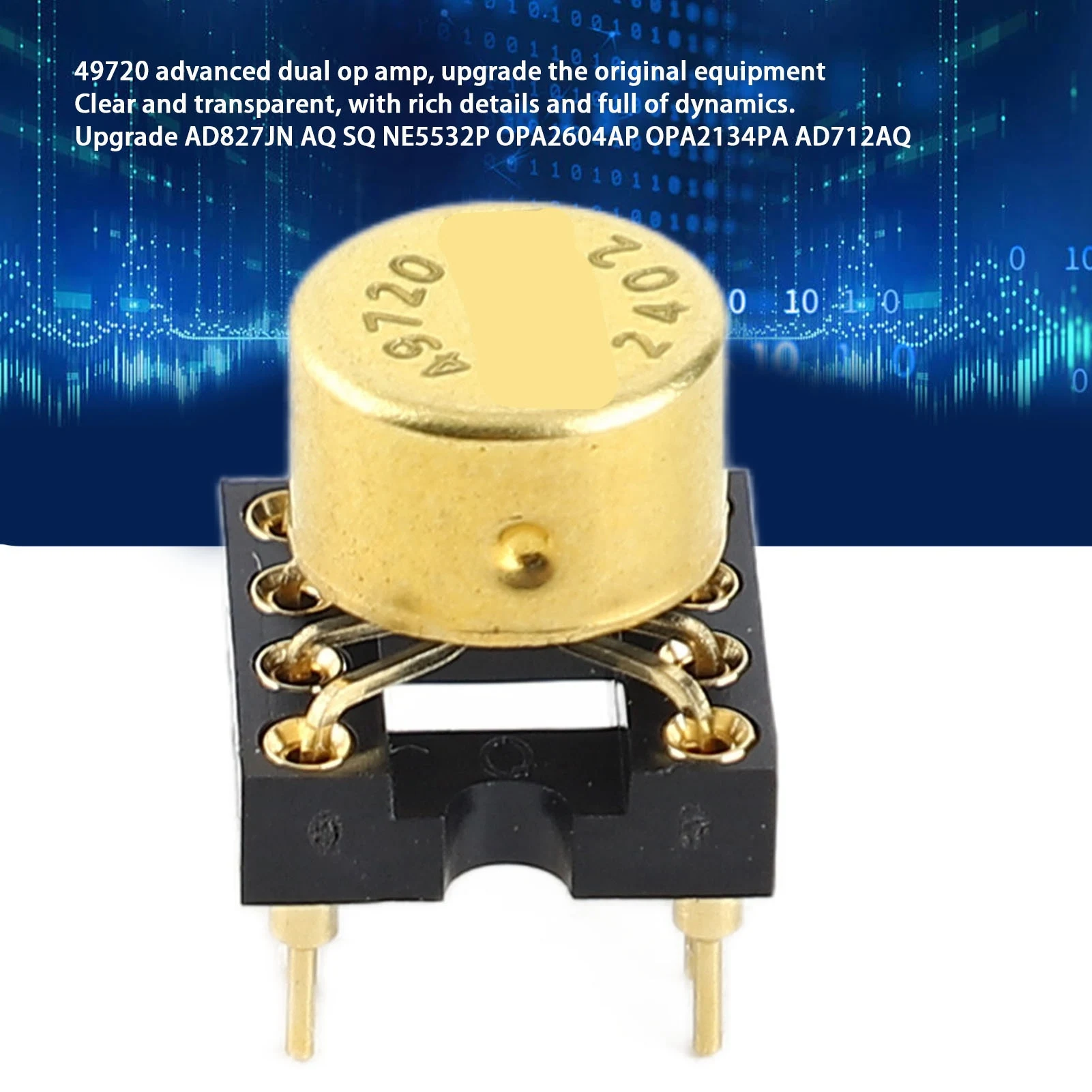 Dual Op Amp LME49720HA High Resolution Accurate Detail Dynamics HiFi Amplifier Board for Headphone Power Amp for Music Player