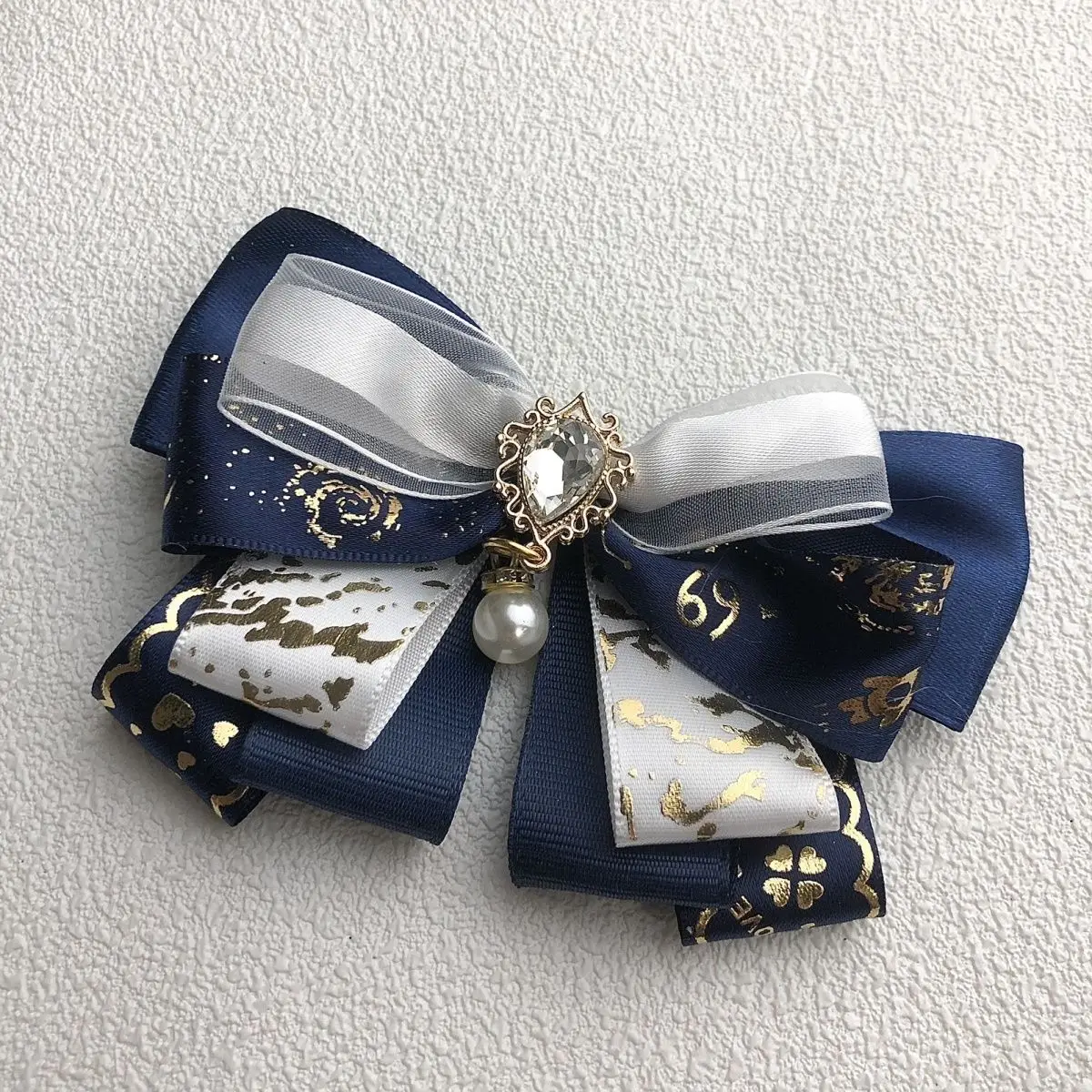 Ita Bag Accessories,Lolita Anime Cosplay Crafts Bow,Handmade Ribbon Decoration,Backpack Bowknot Decor