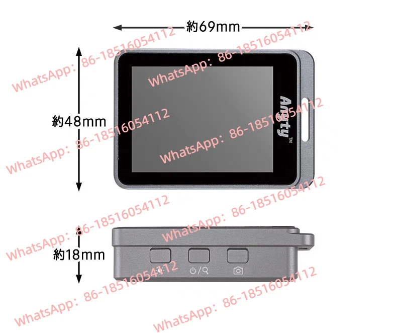 

LED Microscope 19x Magnification Purple and White Switch Photo Storage Anti-counterfeiting Identification Light