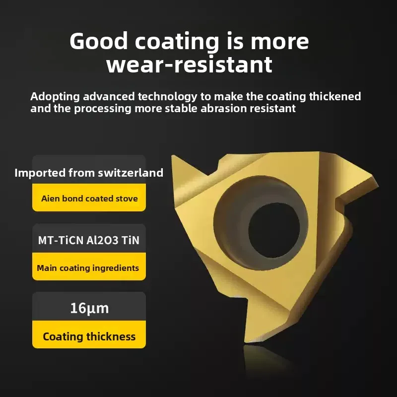 

Original CNC Internal Thread Inserts 22IR N60 N55 55 Degree Blade 3.5ISO 4.0ISO 4.5ISO 5.0ISO