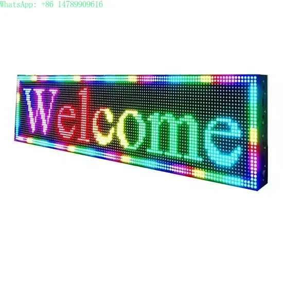 

Waterproof Programmable Scrolling RGB LED Display for Outdoor Events