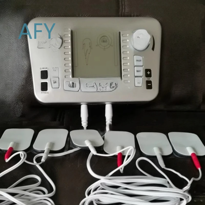 Neuromuscular Electrical Stimulation Device for Hands Feet Calves with Medium Low Frequency Pulse Therapy for Muscle Recovery